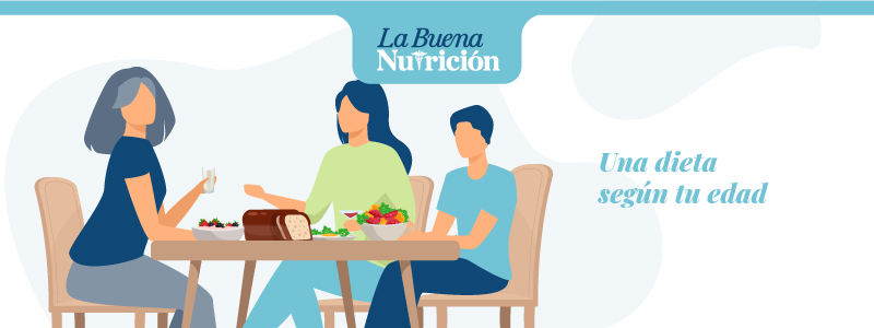 una dieta segun tu edad