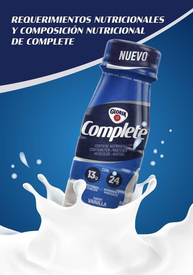 Requerimientos Nutricionales de Complete Gloria